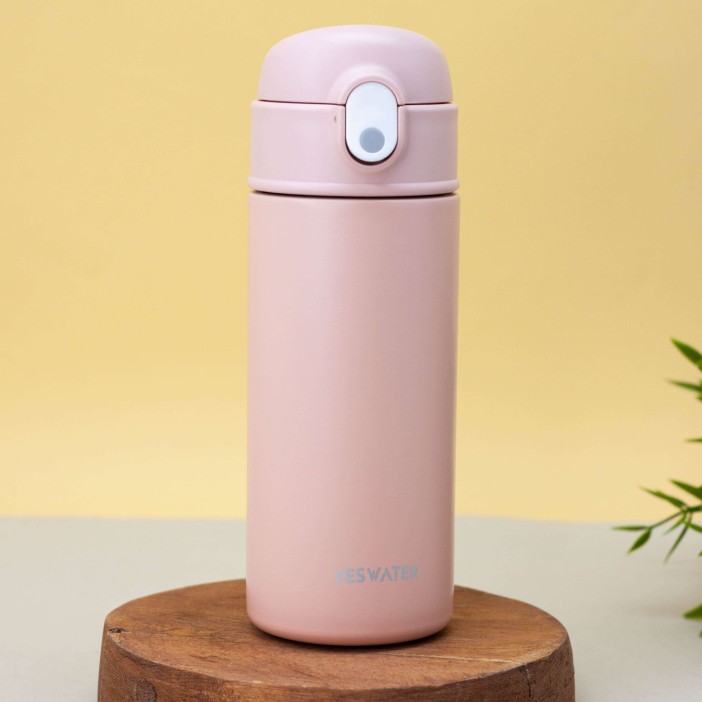 Термос "Yes water", pink (400 ml) 