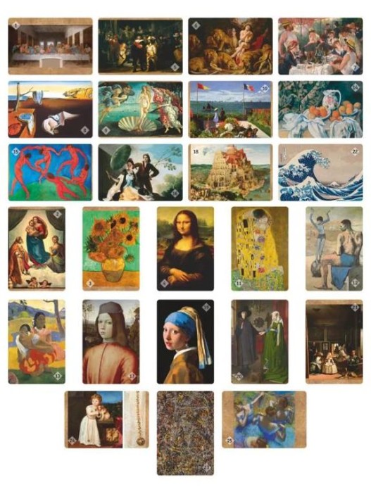 Мемо &quot;Мировые шедевры&quot; (50 карточек) 