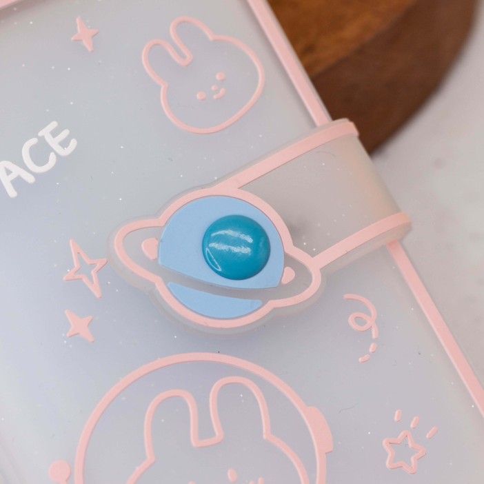 Визитница "Space hare", pink 