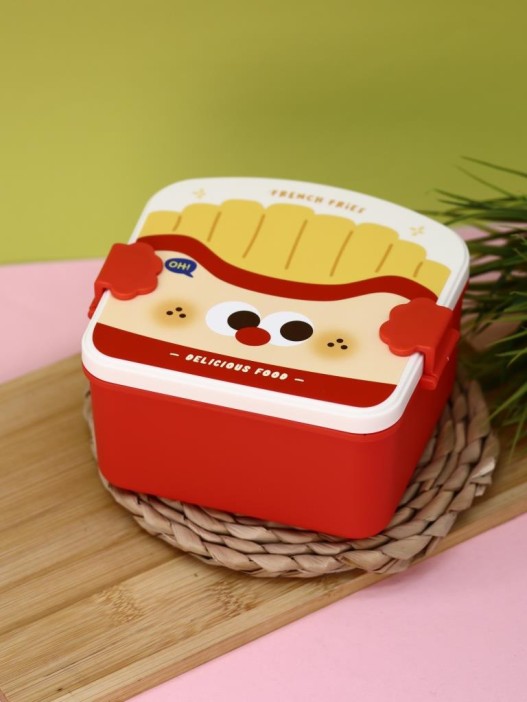 Ланчбокс &quot;French fries&quot;, red, 1350 ml 