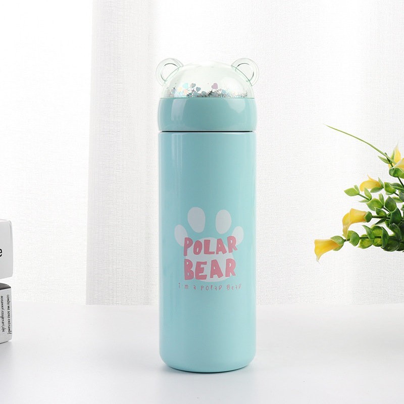 Термос "BEAR head", blue (330 мл)