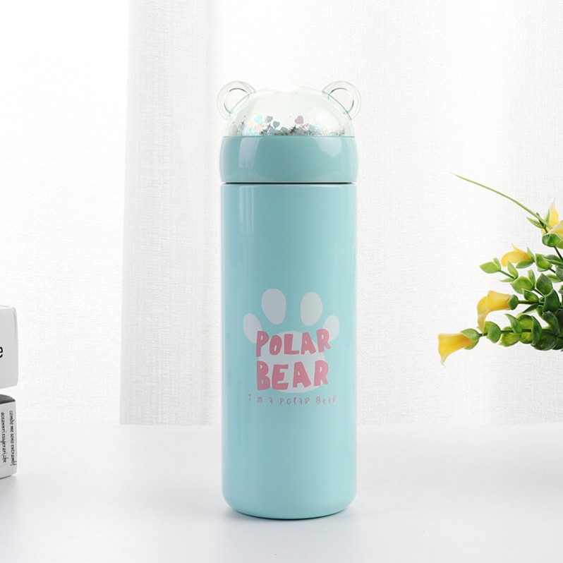 Термос &quot;BEAR head&quot;, blue (330 мл) 