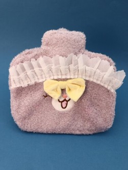 Грелка плюшевая "Sweet hugs", purple, 1000 мл (20*20 см)