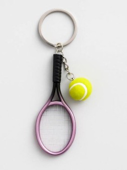 Брелок iLikeGift "Tennis racket", pink (2.8*10 см)
