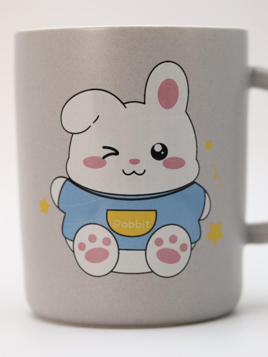 Кружка «Cute rabbit», grey 