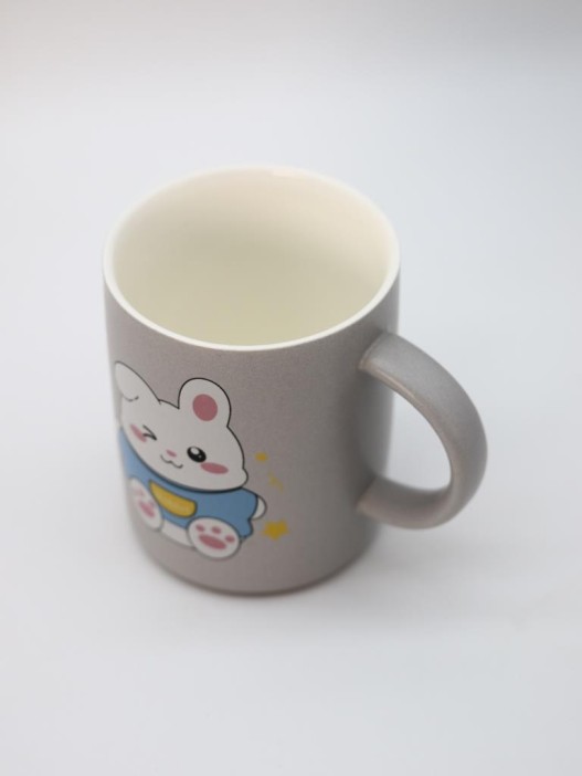 Кружка «Cute rabbit», grey 