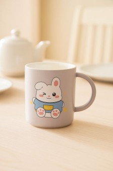 Кружка «Cute rabbit», grey