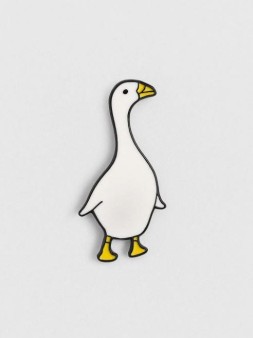 Значок металлический iLikeGift "The Persistent goose"