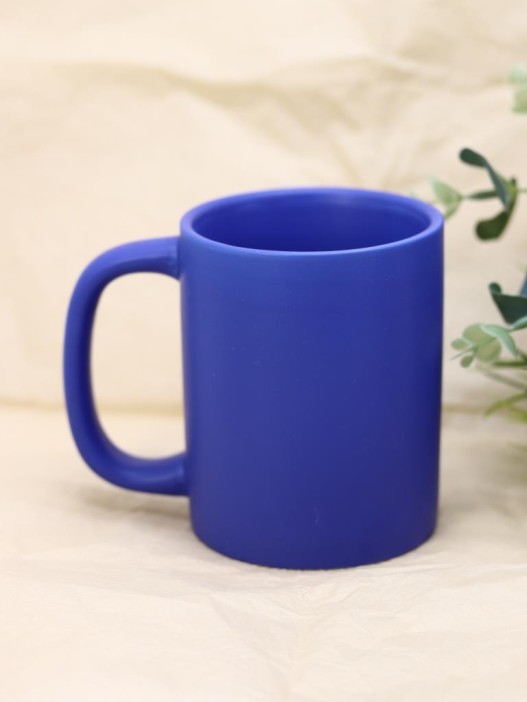 Кружка «Be happy», blue (400 ml) 