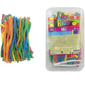 Набор желейные конфеты ЛикоРико "Кислые карандаши", микс, 100шт.