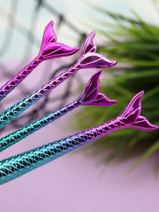 Набор кистей для макияжа "The Siren's Touch", 4 кисти, green 