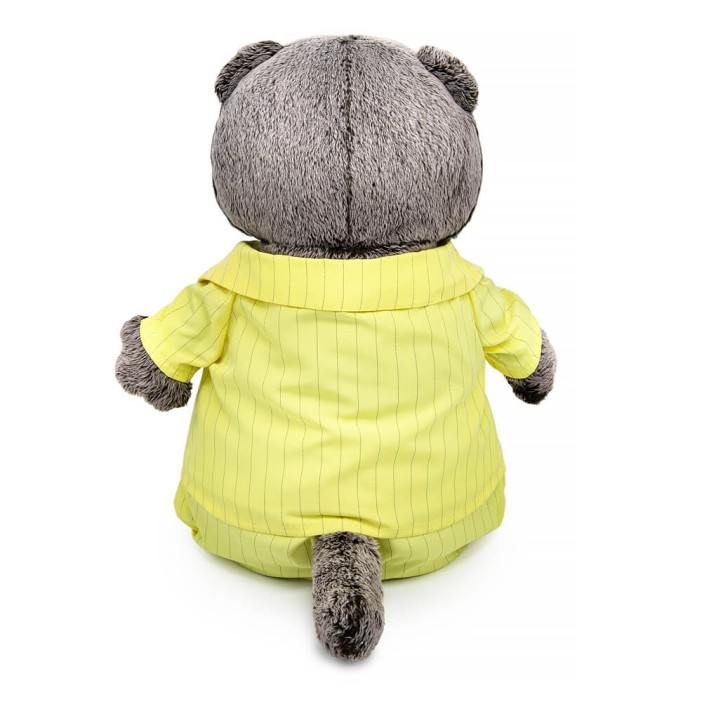 Мягкая игрушка &quot;Кот Басик в костюме в полоску&quot; (22 см) 