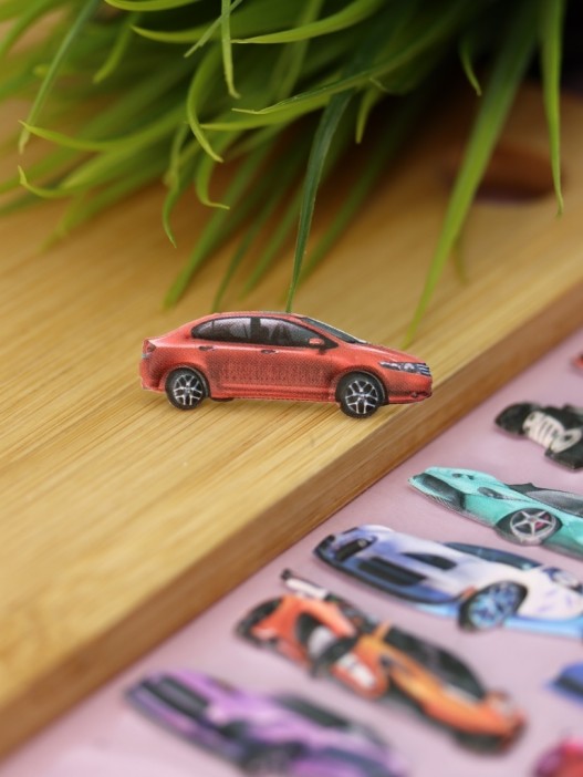 Наклейки объемные &quot;Car&quot; (9*22,5 см) 