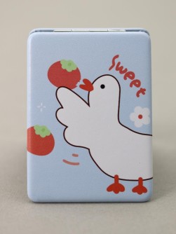 Зеркало "Sweet strawberry square", blue