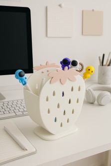 Органайзер для столовых приборов "Strawberry", white