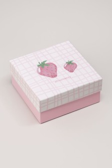 Подарочная коробка «Two strawberry», 14*14*6.5