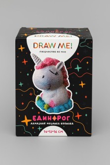 Алмазная мозаика на копилке Draw Me! «Unicorn», (14*12*16 см)