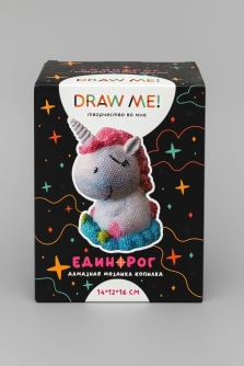Алмазная мозаика на копилке Draw Me! "Единорог", (14*12*16 см)