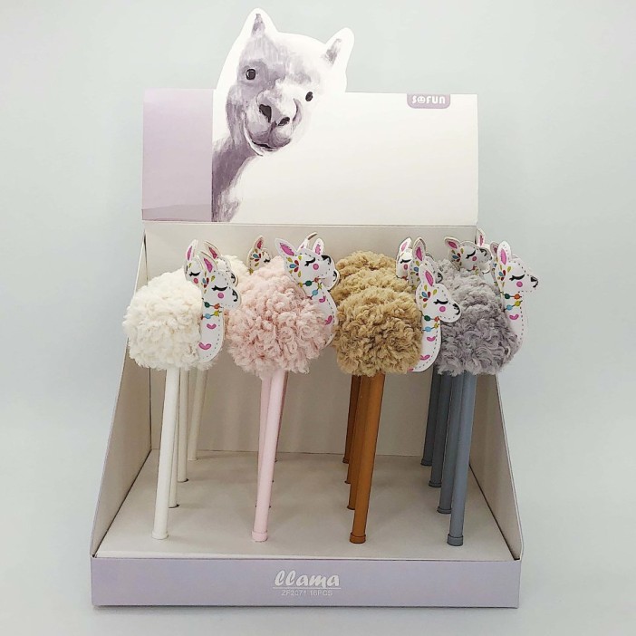 Ручка " Proud Lama", mix color 