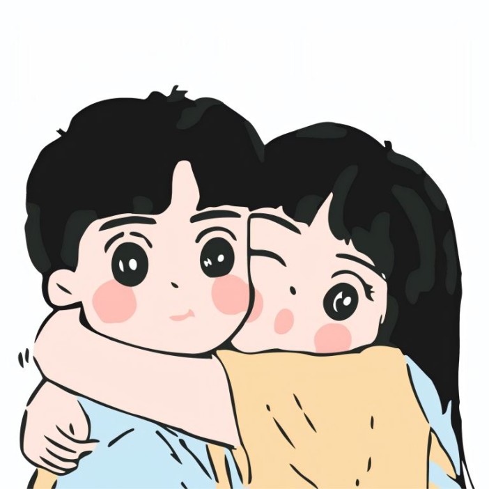 Картина по номерам на подрамнике Draw Me! «Big hugs», (20*20 см) 