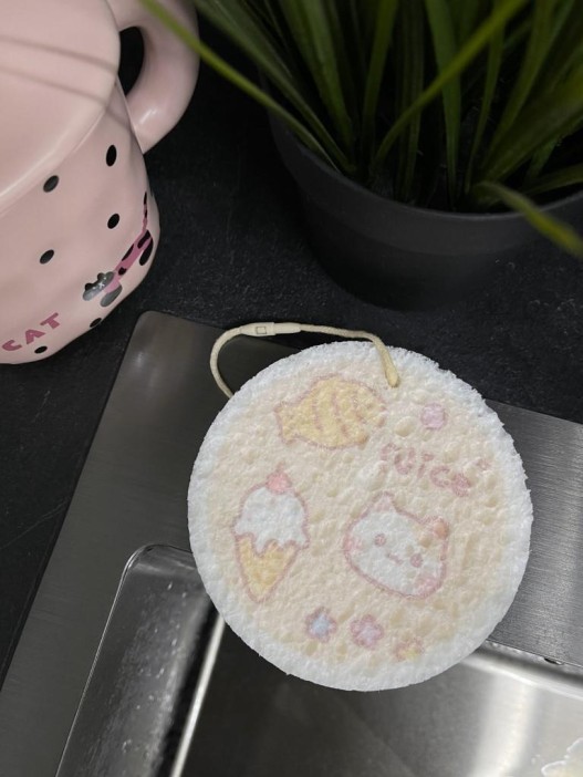 ЭКО губка для посуды &quot;Nice cat&quot; 