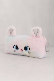 Пенал плюшевый &quot;Multicolored hare&quot;, multicolored (20*10 см)