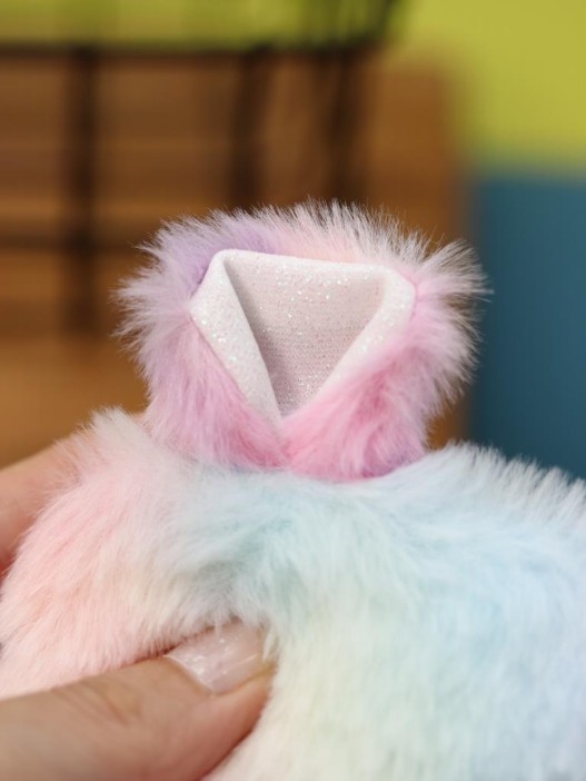 Пенал плюшевый &quot;Multicolored hare&quot;, multicolored (20*10 см) 