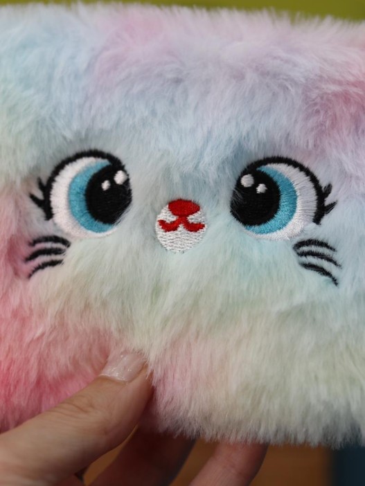 Пенал плюшевый &quot;Multicolored hare&quot;, multicolored (20*10 см) 