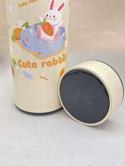 Термос «Happy friends, rabbit», beige (500 ml) 