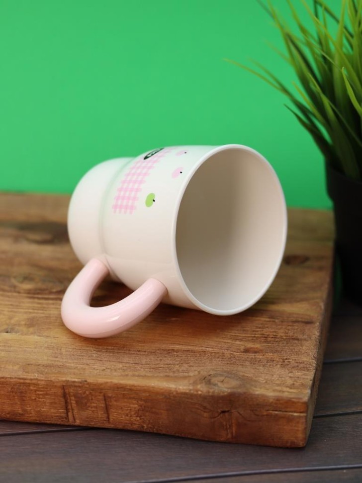 Кружка "Симпатичная кружка", розовая (400мл)