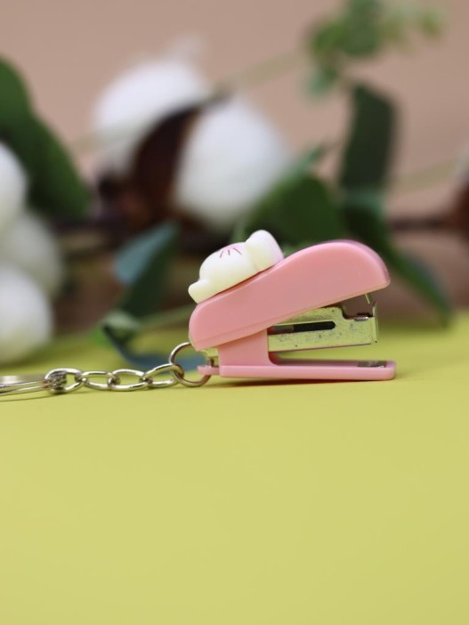 Брелок-степлер &quot;Cat&quot;, pink 