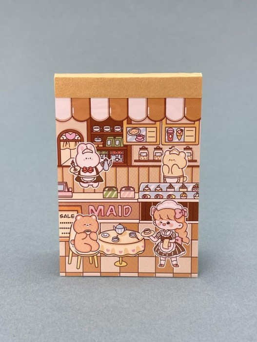 Блокнот отрывной для записей&quot;Lovely stories&quot;, orange 