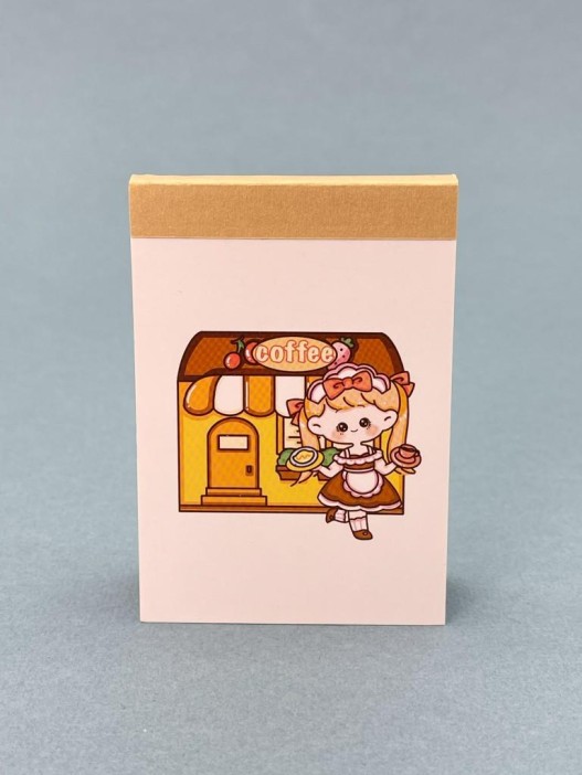 Блокнот отрывной для записей&quot;Lovely stories&quot;, orange 