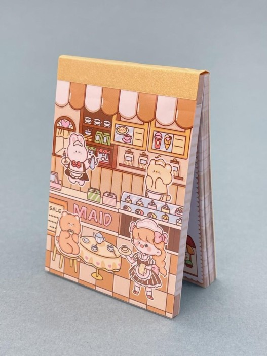 Блокнот отрывной для записей&quot;Lovely stories&quot;, orange 