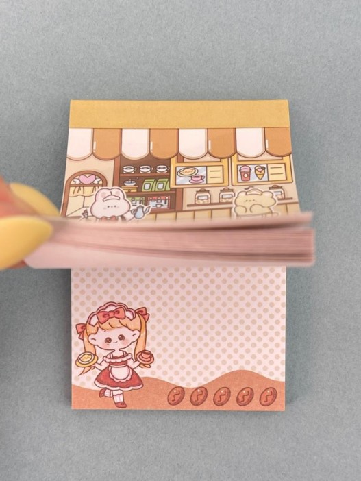 Блокнот отрывной для записей&quot;Lovely stories&quot;, orange 