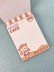 Блокнот отрывной для записей&quot;Lovely stories&quot;, orange 