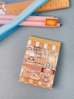 Блокнот отрывной для записей"Lovely stories", orange