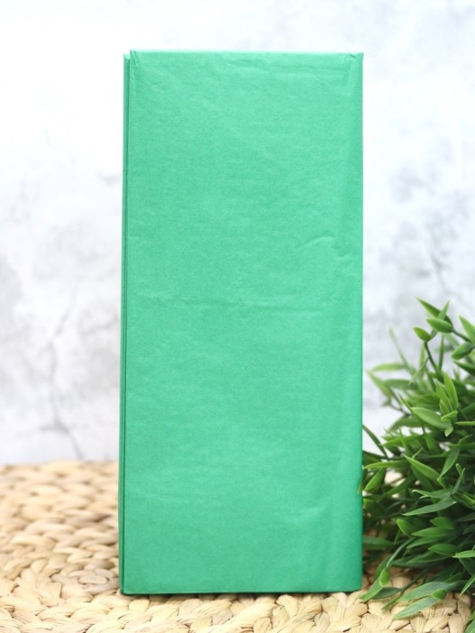 Бумага тишью &quot;Classic&quot;, dark green, 50 х 66 см, 14 г/м2 (набор 10 шт.) 