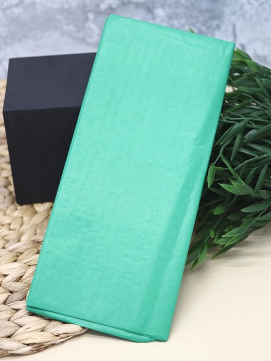 Бумага тишью &quot;Classic&quot;, dark green, 50 х 66 см, 14 г/м2 (набор 10 шт.) 