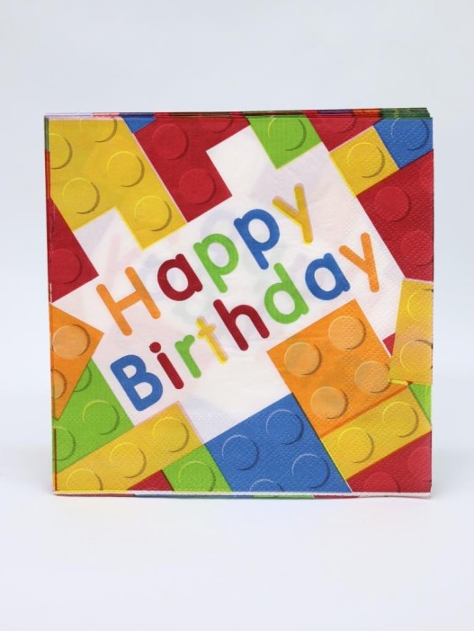 Салфетки бумажные 10 шт. &quot;Lego&quot; (33*33 см) 
