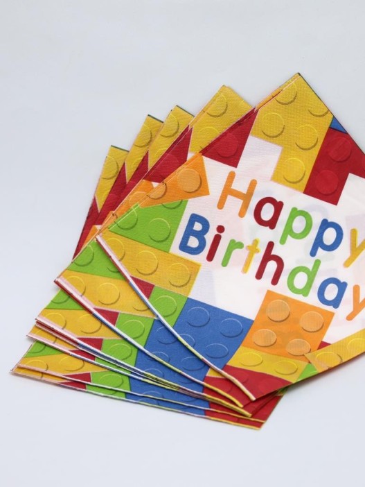 Салфетки бумажные 10 шт. &quot;Lego&quot; (33*33 см) 