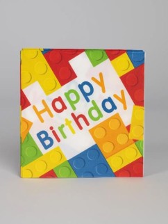 Салфетки бумажные 10 шт. &quot;Lego&quot; (33*33 см)