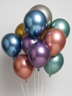 Набор воздушных шаров 25 шт. "Metallic luster", (25 см)