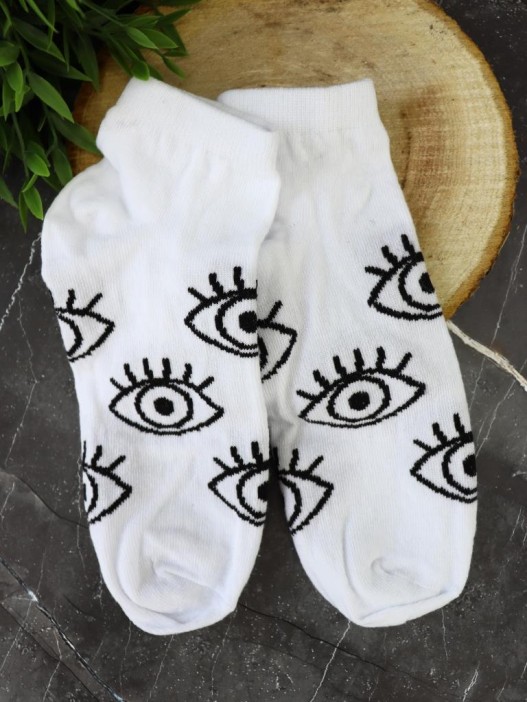 Носки женские &quot;For beautiful eyes&quot;, р. 35-40, белый 