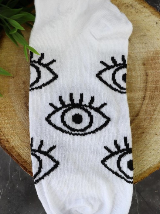 Носки женские &quot;For beautiful eyes&quot;, р. 35-40, белый 