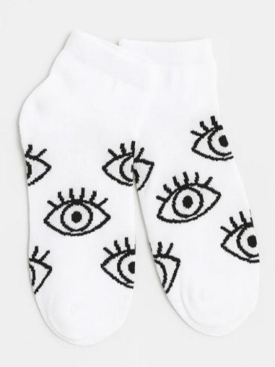 Носки женские "For beautiful eyes", р. 35-40, белый