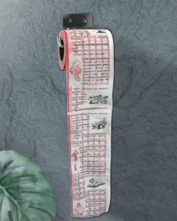 Сувенирная туалетная бумага "Анекдоты - 7 часть", двухслойная, 25 м (10х9,5 см)