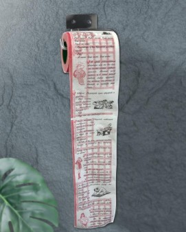 Сувенирная туалетная бумага "Анекдоты - 7 часть", двухслойная, 25 м (10х9,5 см)