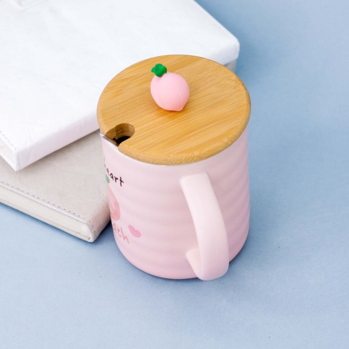 Кружка "Peach sweet", pink (400ml) 