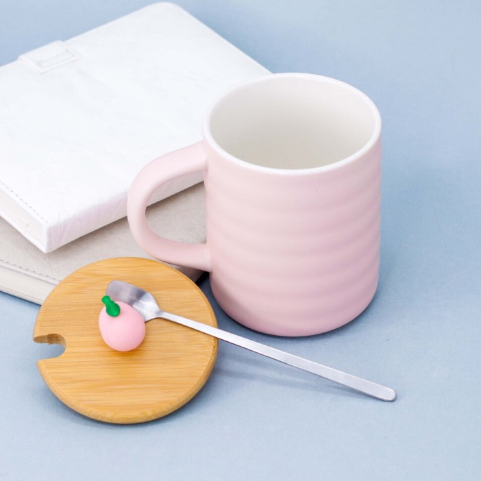 Кружка "Peach sweet", pink (400ml) 